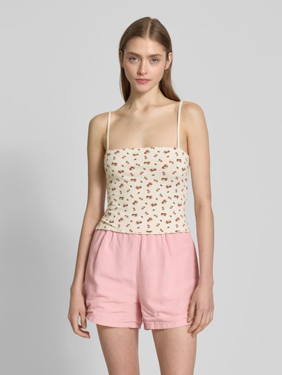 Review Tanktop mit Karree-Ausschnitt Beige 4