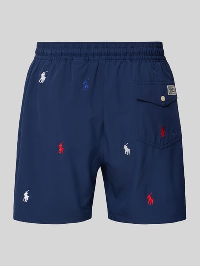 Polo Ralph Lauren Underwear Badehose mit Label-Stitchings Dunkelblau 3