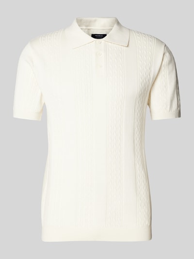 MCNEAL Regular Fit Poloshirt mit kurzer Knopfleiste Sand 2