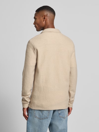 SELECTED HOMME Regular fit overhemdjack van zuivere wol, model 'NEALY' Beige - 5