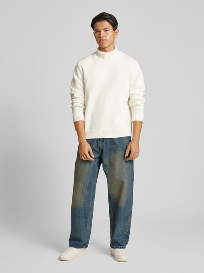 Jack & Jones Gebreide pullover met turtleneck Wit - 1