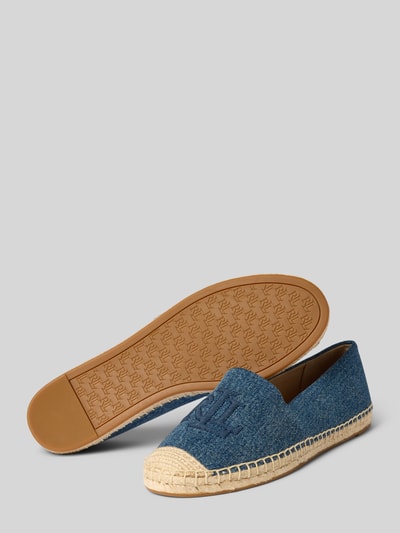 Lauren Ralph Lauren Espadrilles mit Logo-Stitching Modell 'CAMERYN' Jeansblau 4