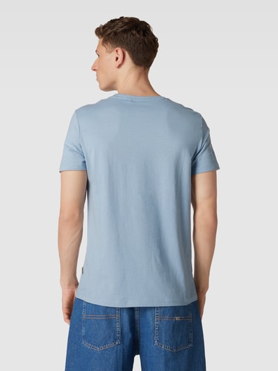 Blend T-Shirt mit Motiv- und Statement-Print Modell 'SEE DOG' Hellblau 5