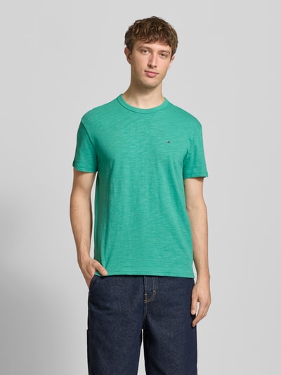 Tommy Jeans Regular Fit T-Shirt aus reiner Baumwolle Gruen 4