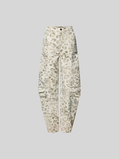 ROTATE Loose Fit Jeans aus Bio-Baumwolle Ecru 2