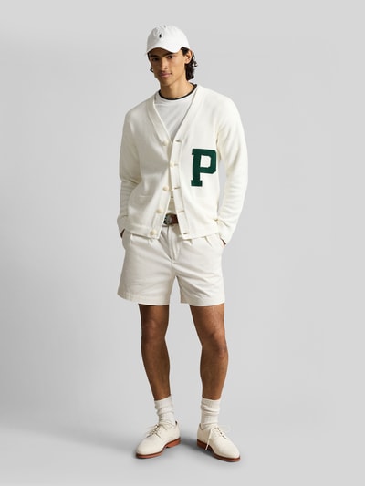 Polo Ralph Lauren Kardigan rozpinany o kroju regular fit z czystej bawełny Złamany biały 1