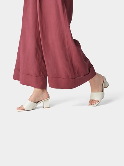 Golden Goose Cropped Wide Leg Pants Bordeaux Rot 3