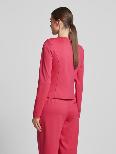 ICHI Slim fit blazer met deelnaden, model 'KATE' Felroze - 5