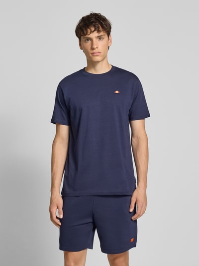Ellesse Regular Fit T-Shirt aus reiner Baumwolle Modell 'CASSICA' Dunkelblau 4