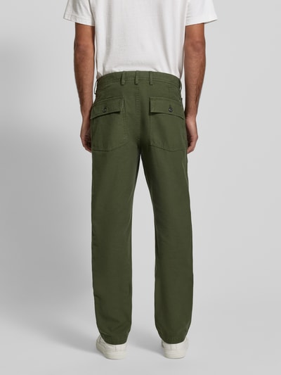 Tommy Hilfiger Regular fit chino van puur katoen, model 'MERCER' Kaki - 5