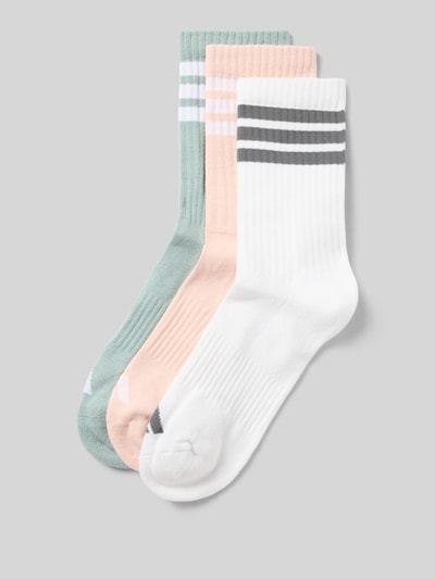 adidas Sportswear Socken mit kontrastfarbenen Streifen im 3er-Pack Mauve 1