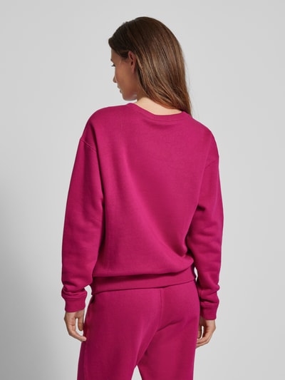 Polo Ralph Lauren Sweatshirt mit überschnittenen Schultern Fuchsia 5