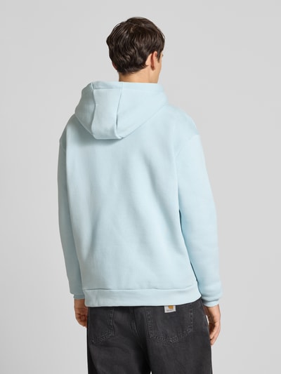 KARL KANI Bluza z kapturem z wyhaftowanym logo Jasnoniebieski 5