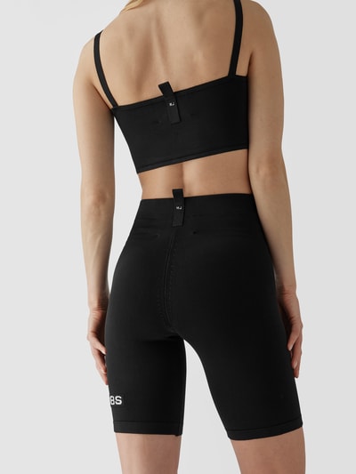 Marc Jacobs High Waist Shorts mit Label-Stitching Schwarz 6