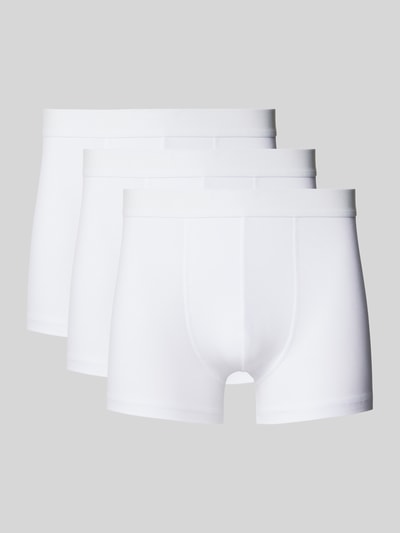 Bread & Boxers Boxershort met elastische band in een set van 3 stuks Wit - 1