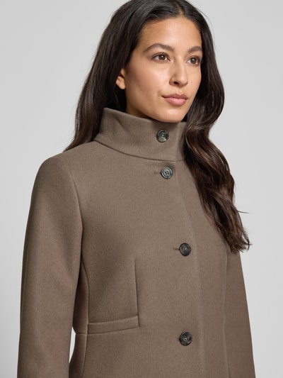 Cinque Płaszcz o długości do kolan ze stójką model ‘Ciminora’ Szarobrązowy 3