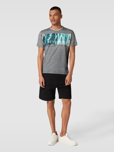 Tom Tailor T-Shirt mit Statement-Print Marine 1