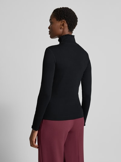 Marc Cain Bluzka z długim rękawem ze stójką Czarny 5