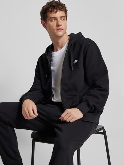 Dickies Sweatjacke mit Label-Stitching Modell 'SUMMERDALE' Black 3