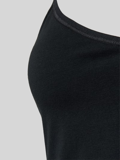 Sloggi Top mit abgerundetem V-Ausschnitt Black 2