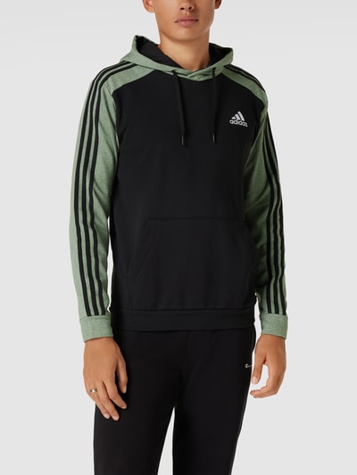 ADIDAS SPORTSWEAR Hoodie met labelstitching, model 'MEL' Zwart - 4