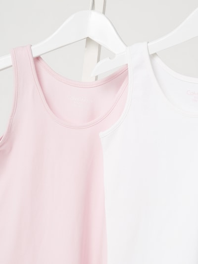 Calvin Klein Underwear Unterhemd mit Stretch-Anteil im 2er-Pack  Weiß 2