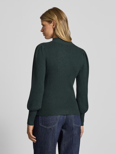 Only Regular Fit Strickpullover aus Viskose-Mix Modell 'KATIA' Dunkelgruen 5