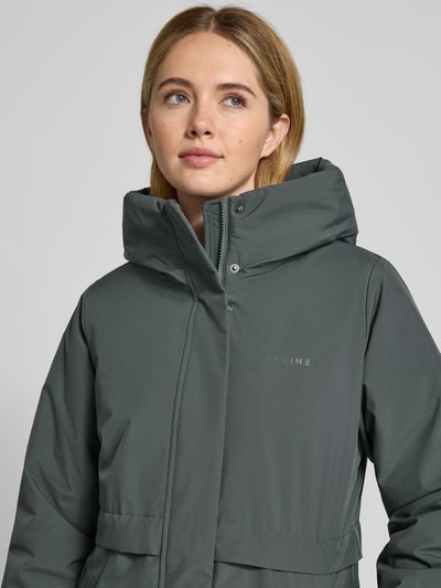 Mazine Jas met capuchon Flessengroen - 3