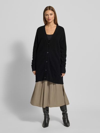 Fynch-Hatton Vest met knoopsluiting Zwart - 4