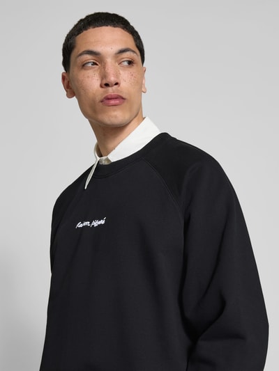 MAISON KITSUNÉ Sweatshirt aus reiner Baumwolle Black 3