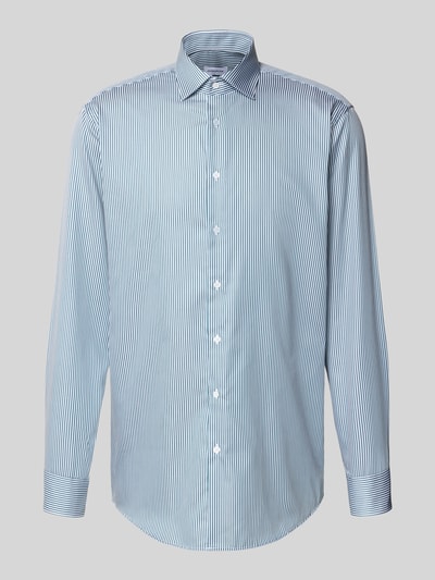 SEIDENSTICKER REGULAR FIT Koszula biznesowa o kroju regular fit z listwą guzikową Petrol 2