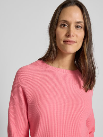 Christian Berg Woman Strickpullover mit Rundhalsausschnitt Pink 3