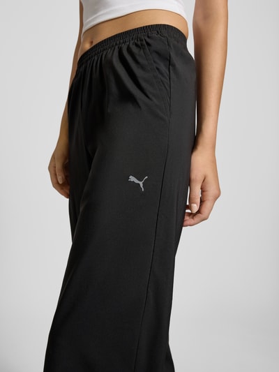 PUMA Wide Leg Sweatpants mit Logo-Detail Black 3