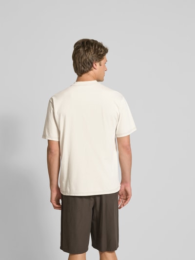 A-COLD-WALL Regular Fit T-Shirt mit Ziernähten Beige 5