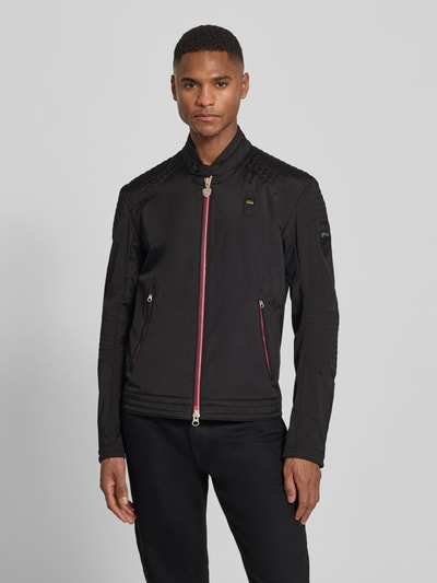 Blauer USA Jacke mit Zweiwege-Reißverschluss Modell 'Thayer' Black 4