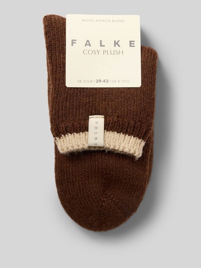 FALKE Socken aus Woll-Mix Dunkelbraun 3