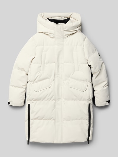 CARS JEANS Steppmantel mit Kapuze Modell 'BEALLA' Ecru 1