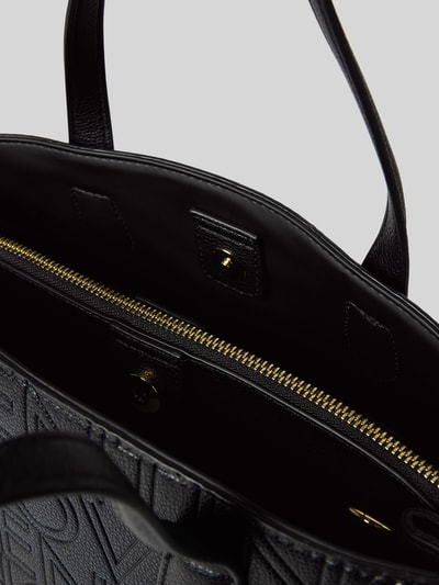 VALENTINO BAGS Torebka ze wzorem z logo model ‘PANSY’ Czarny 4