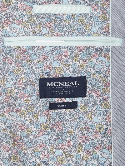 MCNEAL Slim Fit 2-Knopf-Sakko mit Stretch-Anteil  Bleu 3