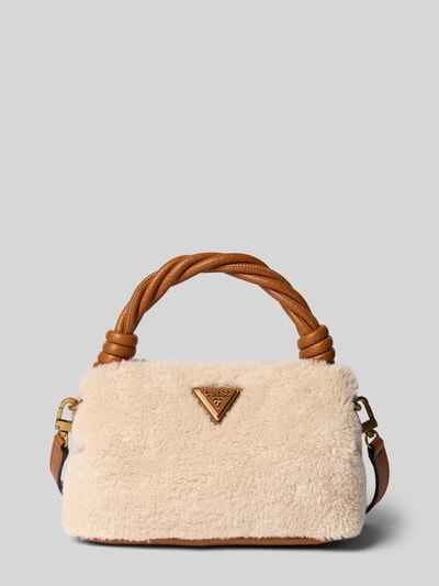 Guess Umhängetasche mit Label-Detail Modell 'SHAIDA' Cognac 2