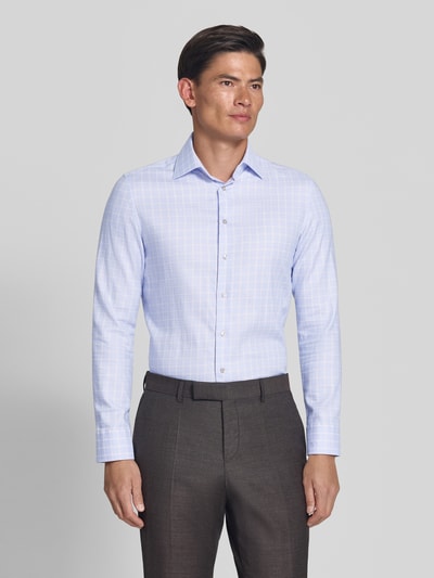 Seidensticker Slim Fit Businesshemd aus reiner Baumwolle  Bleu 4