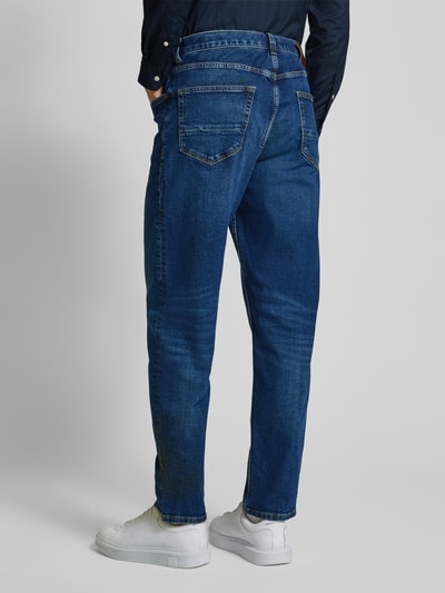 Tommy Hilfiger Relaxed Tapered Fit Jeans im 5-Pocket-Design Modell 'CORE HARLEM' Dunkelblau 5