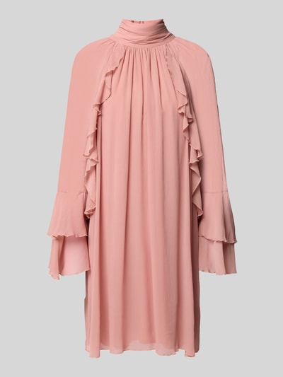 Christian Berg Woman Selection Sukienka mini ze stójką Fiołkoworóżowy 2