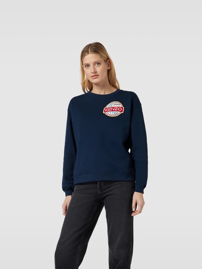 Kenzo Oversized Sweatshirt aus Baumwolle Dunkelblau 4