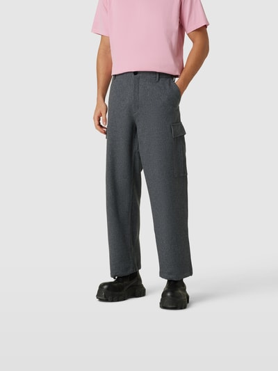 Kenzo Cargohose aus Woll-Mix Stein 4