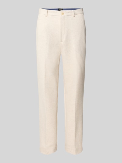Scotch & Soda Slim Fit Stoffhose mit Gesäßtaschen Modell 'Mott' Offwhite Melange 2