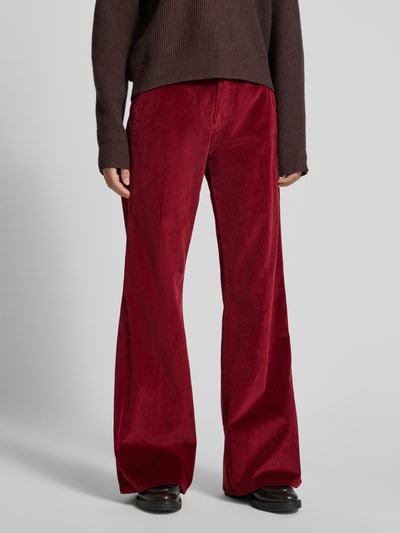 Brax Flared Cordhose mit französischen Eingrifftaschen Modell 'MAINE' Bordeaux 4