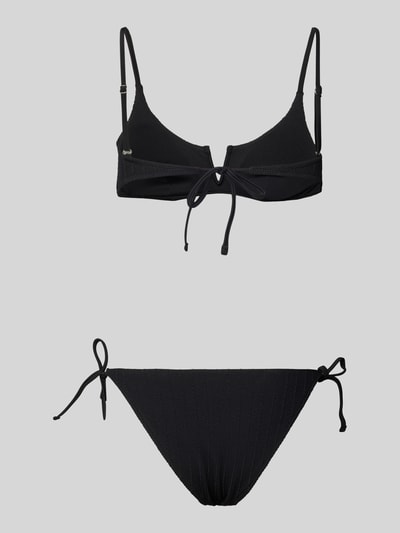 Shiwi Bikini z wiązanymi detalami model ‘Leah’ Czarny 3