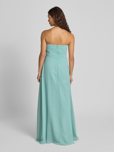 V.M. Abendkleid mit Wasserfall-Ausschnitt Hellgruen 5