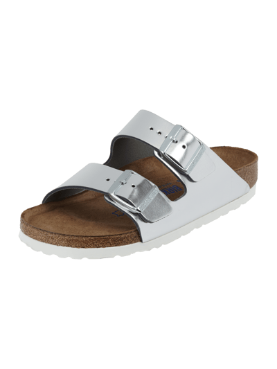 Birkenstock Sandalen in Metallicoptik  Silber 1